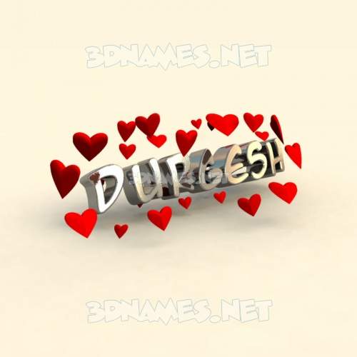 Preview of In Love 3D name for Preview of In Love 3D name for