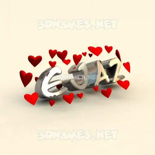 ejaz in In Love style - 3D name wallpaper ejaz in In Love style - 3D name wallpaper