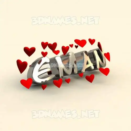 eman in In Love style - 3D name wallpaper eman in In Love style - 3D name wallpaper