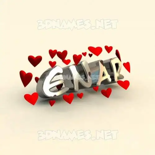 enar in In Love style - 3D name wallpaper enar in In Love style - 3D name wallpaper