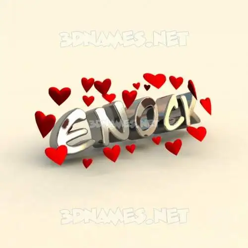 enock in In Love style - 3D name wallpaper enock in In Love style - 3D name wallpaper