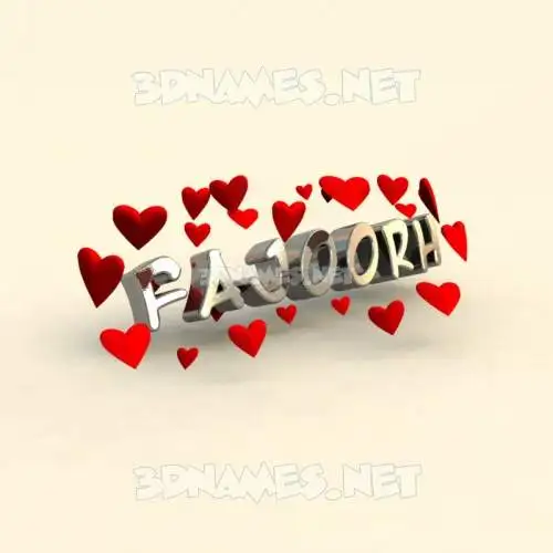 fajoorh in In Love style - 3D name wallpaper fajoorh in In Love style - 3D name wallpaper