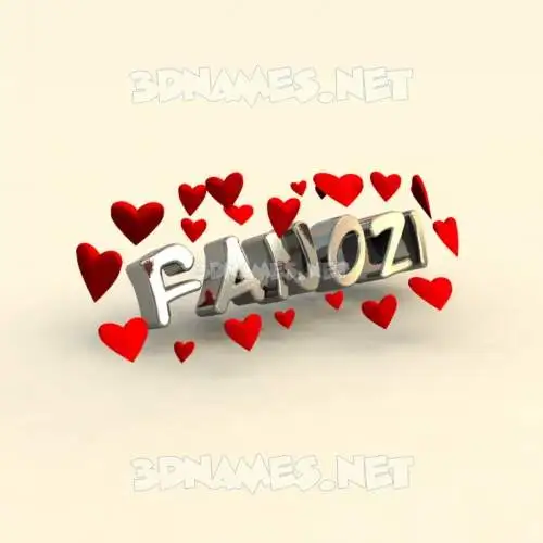 fanozi in In Love style - 3D name wallpaper fanozi in In Love style - 3D name wallpaper