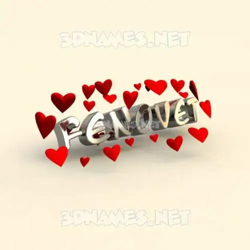 fenovet in In Love style - 3D name wallpaper fenovet in In Love style - 3D name wallpaper
