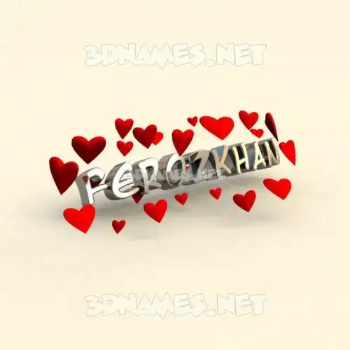 ferozkhan in In Love style - 3D name wallpaper ferozkhan in In Love style - 3D name wallpaper