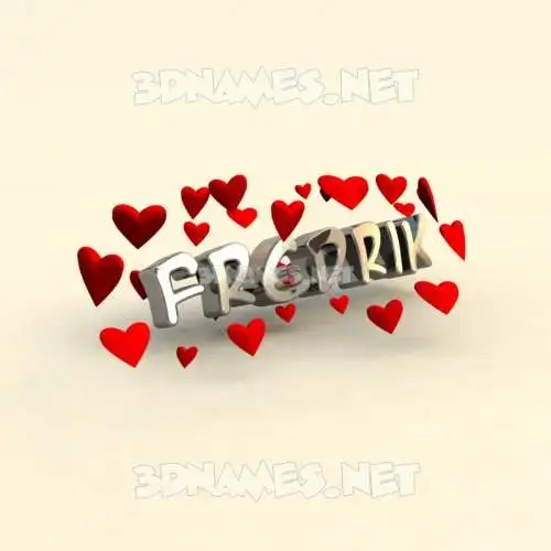 fredrik in In Love style - 3D name wallpaper fredrik in In Love style - 3D name wallpaper