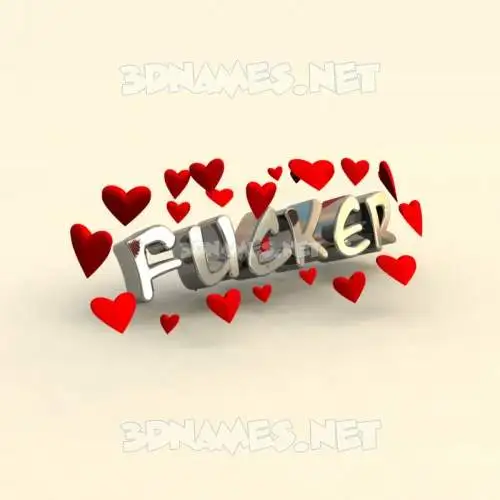 fucker in In Love style - 3D name wallpaper fucker in In Love style - 3D name wallpaper
