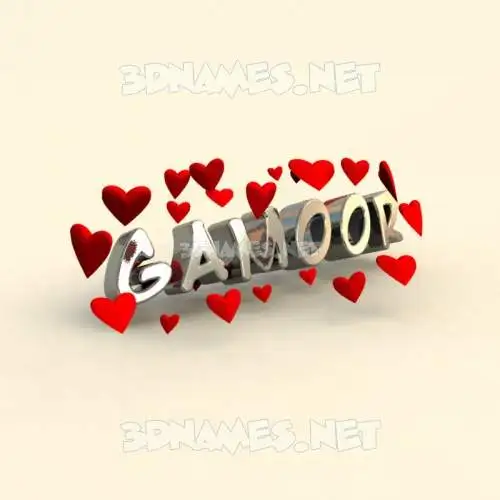 gamoor in In Love style - 3D name wallpaper gamoor in In Love style - 3D name wallpaper
