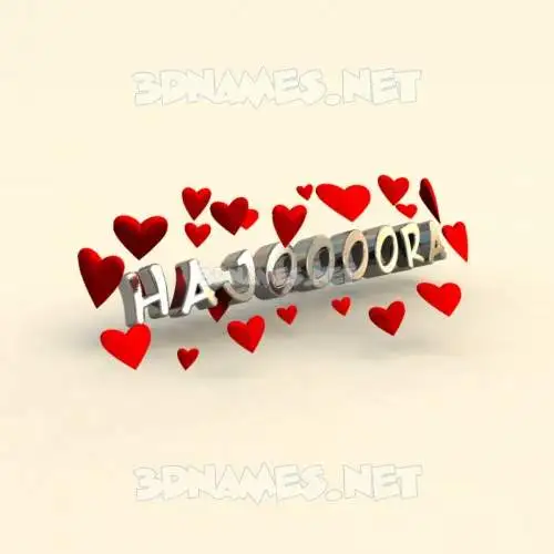 hajoooora in In Love style - 3D name wallpaper hajoooora in In Love style - 3D name wallpaper