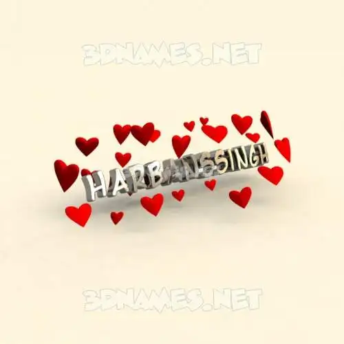 harbanssingh in In Love style - 3D name wallpaper harbanssingh in In Love style - 3D name wallpaper