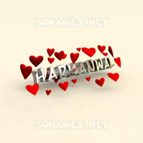 harkanwal in In Love style - 3D name wallpaper harkanwal in In Love style - 3D name wallpaper