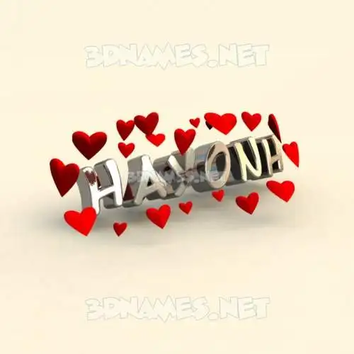 hayonh in In Love style - 3D name wallpaper hayonh in In Love style - 3D name wallpaper