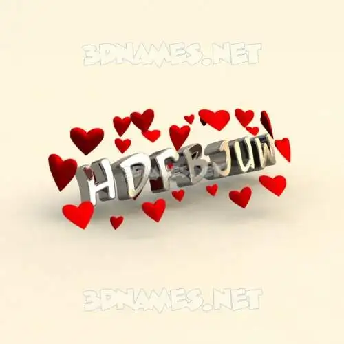 hdfbjuw in In Love style - 3D name wallpaper hdfbjuw in In Love style - 3D name wallpaper