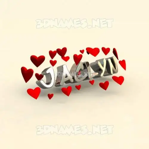 jaclyn in In Love style - 3D name wallpaper jaclyn in In Love style - 3D name wallpaper