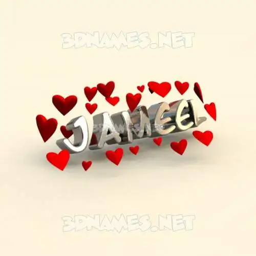 jameel in In Love style - 3D name wallpaper jameel in In Love style - 3D name wallpaper