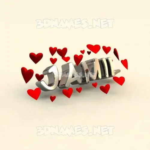 jamil in In Love style - 3D name wallpaper jamil in In Love style - 3D name wallpaper