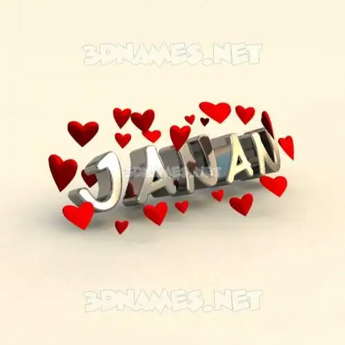 janan in In Love style - 3D name wallpaper janan in In Love style - 3D name wallpaper