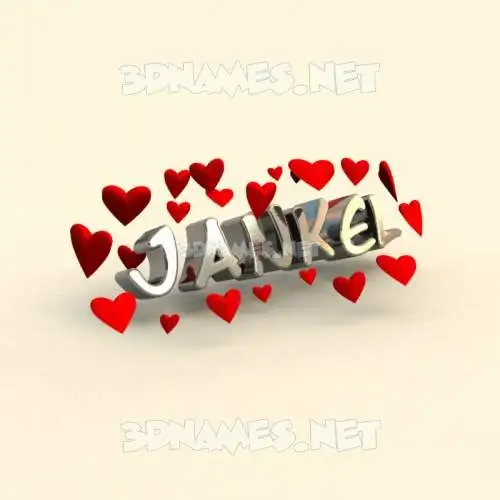 jankel in In Love style - 3D name wallpaper jankel in In Love style - 3D name wallpaper