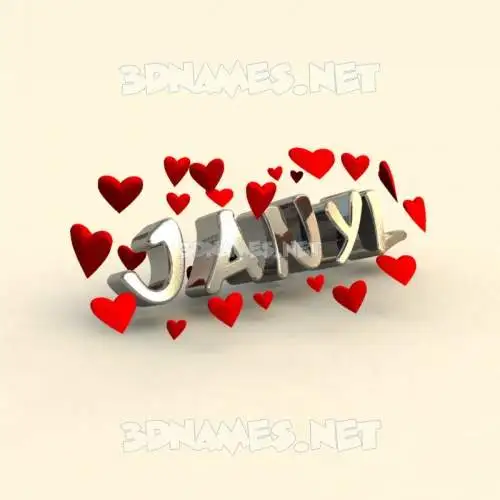 janyl in In Love style - 3D name wallpaper janyl in In Love style - 3D name wallpaper