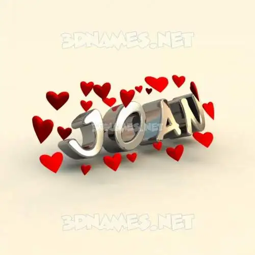 joan in In Love style - 3D name wallpaper joan in In Love style - 3D name wallpaper