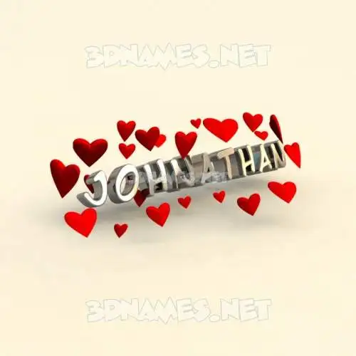 johnathan in In Love style - 3D name wallpaper johnathan in In Love style - 3D name wallpaper