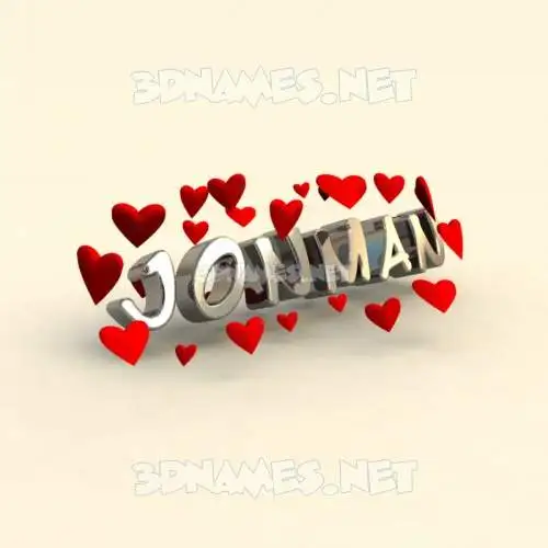 jonman in In Love style - 3D name wallpaper jonman in In Love style - 3D name wallpaper