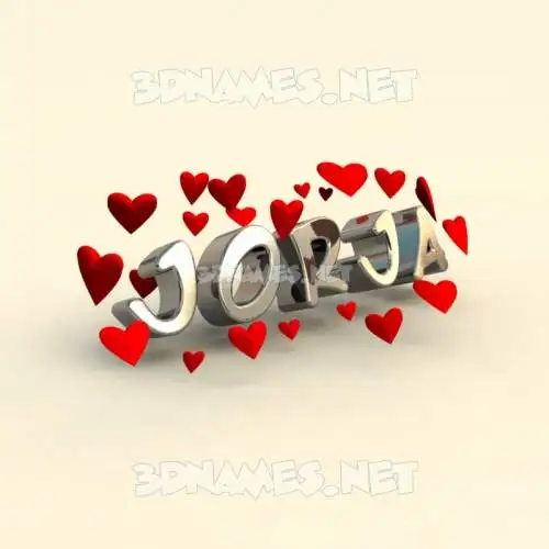 jorja in In Love style - 3D name wallpaper jorja in In Love style - 3D name wallpaper