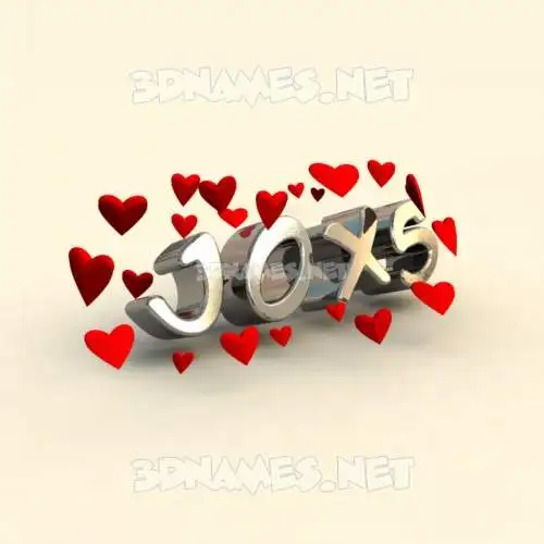 joxs in In Love style - 3D name wallpaper joxs in In Love style - 3D name wallpaper