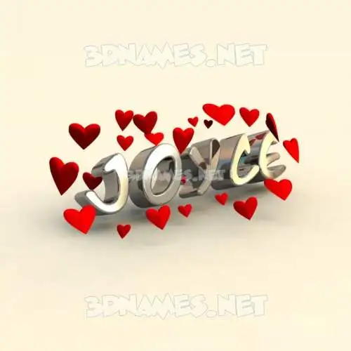 joyce in In Love style - 3D name wallpaper joyce in In Love style - 3D name wallpaper