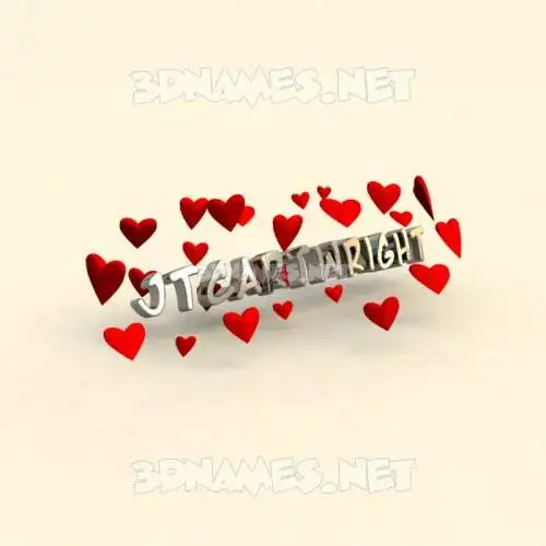 jtcartwright in In Love style - 3D name wallpaper jtcartwright in In Love style - 3D name wallpaper