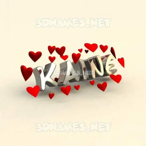 kaine in In Love style - 3D name wallpaper kaine in In Love style - 3D name wallpaper