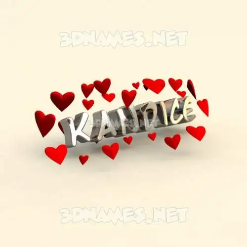kandice in In Love style - 3D name wallpaper kandice in In Love style - 3D name wallpaper
