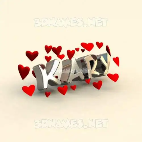 kary in In Love style - 3D name wallpaper kary in In Love style - 3D name wallpaper