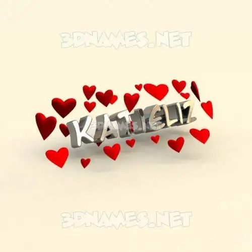 katieliz in In Love style - 3D name wallpaper katieliz in In Love style - 3D name wallpaper