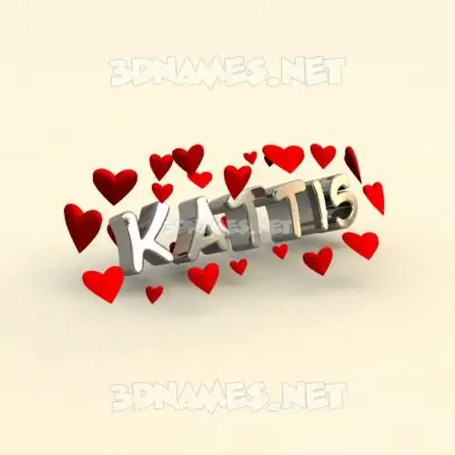 kattis in In Love style - 3D name wallpaper kattis in In Love style - 3D name wallpaper