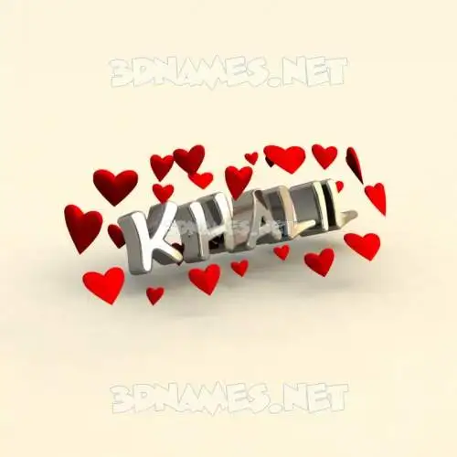 khalil in In Love style - 3D name wallpaper khalil in In Love style - 3D name wallpaper