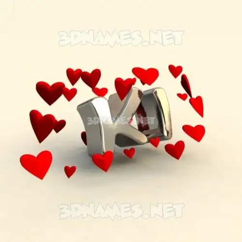 ki in In Love style - 3D name wallpaper ki in In Love style - 3D name wallpaper