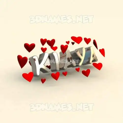kiaya in In Love style - 3D name wallpaper kiaya in In Love style - 3D name wallpaper