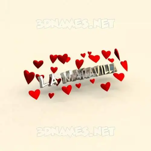 la maravilla in In Love style - 3D name wallpaper la maravilla in In Love style - 3D name wallpaper