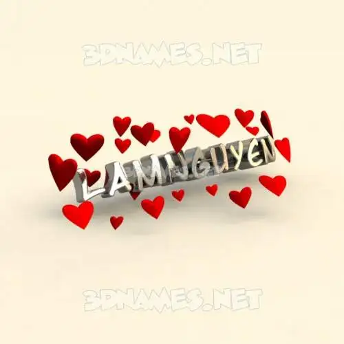 lamnguyen in In Love style - 3D name wallpaper lamnguyen in In Love style - 3D name wallpaper