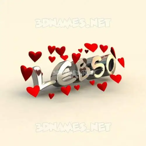 lebso in In Love style - 3D name wallpaper lebso in In Love style - 3D name wallpaper