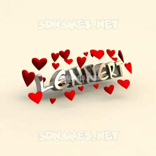 lennert in In Love style - 3D name wallpaper lennert in In Love style - 3D name wallpaper