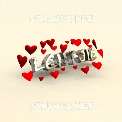 lentjie in In Love style - 3D name wallpaper lentjie in In Love style - 3D name wallpaper