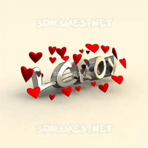leroy in In Love style - 3D name wallpaper leroy in In Love style - 3D name wallpaper