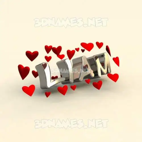 liam in In Love style - 3D name wallpaper liam in In Love style - 3D name wallpaper