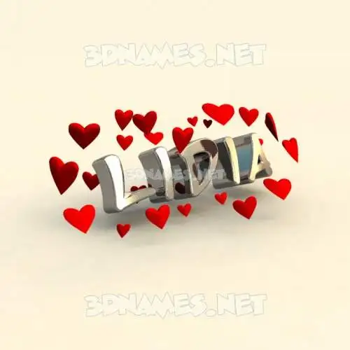 lidia in In Love style - 3D name wallpaper lidia in In Love style - 3D name wallpaper