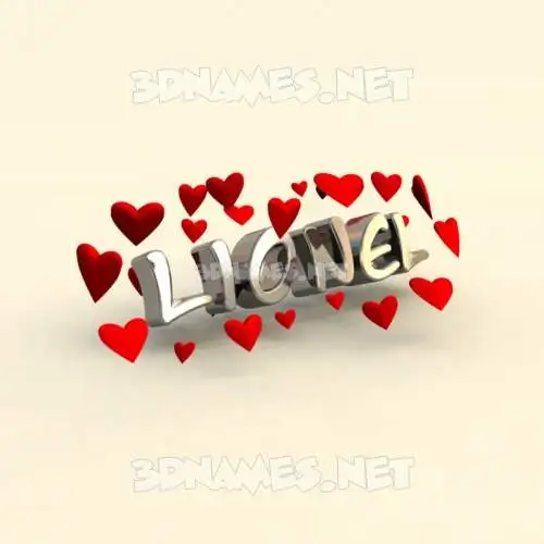 lionel in In Love style - 3D name wallpaper lionel in In Love style - 3D name wallpaper