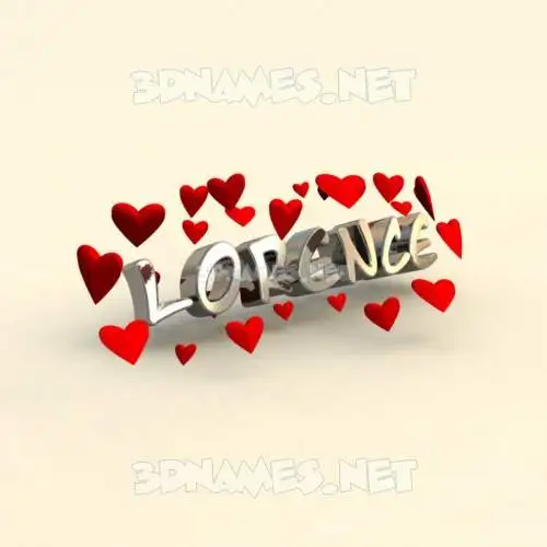 lorence in In Love style - 3D name wallpaper lorence in In Love style - 3D name wallpaper