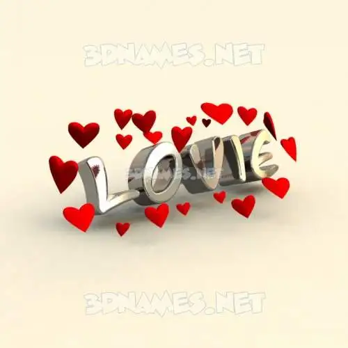 lovie in In Love style - 3D name wallpaper lovie in In Love style - 3D name wallpaper