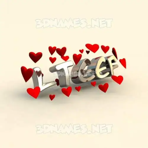 lteef in In Love style - 3D name wallpaper lteef in In Love style - 3D name wallpaper